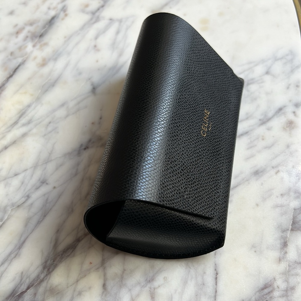 CELINE NEW BLACK AUTHENTIC SUNGLASSES EYEGLASSES CASE ONLY - Picture 2 of 3